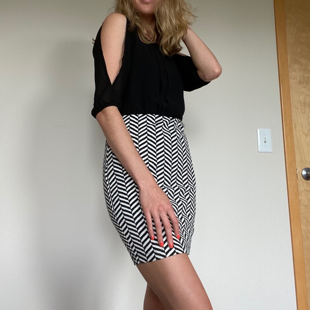 B/W Dress